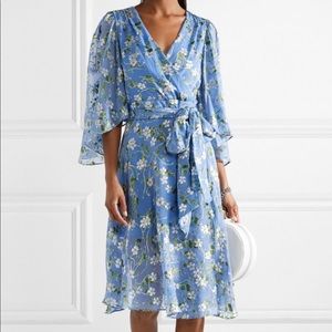 Alice + Olivia blue floral dress